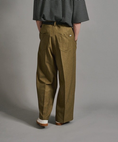 「WETTEMPT」 スラックス SMALL ベージュ メンズ_画像7