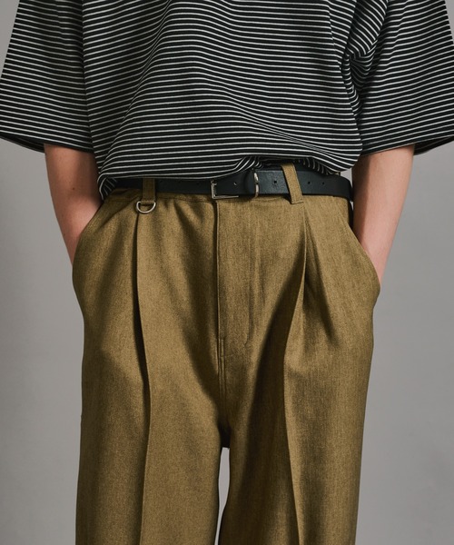 「WETTEMPT」 スラックス SMALL ベージュ メンズ_画像8