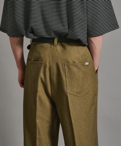 「WETTEMPT」 スラックス SMALL ベージュ メンズ_画像9