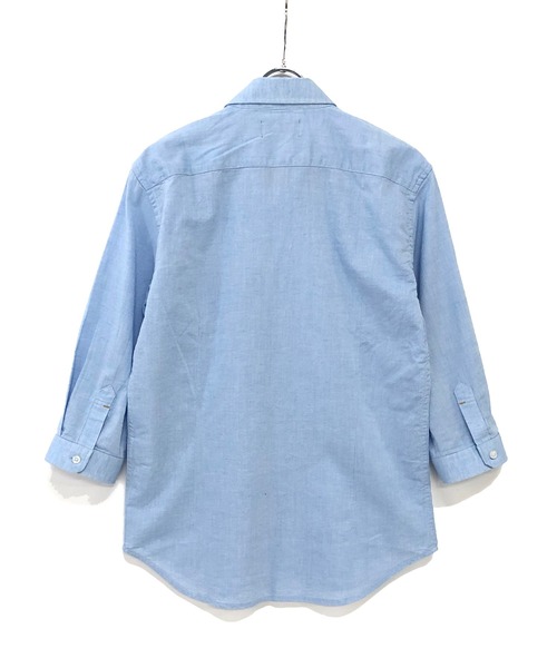 「A.S.M」 7分袖シャツ 50 ブルー メンズ_画像5