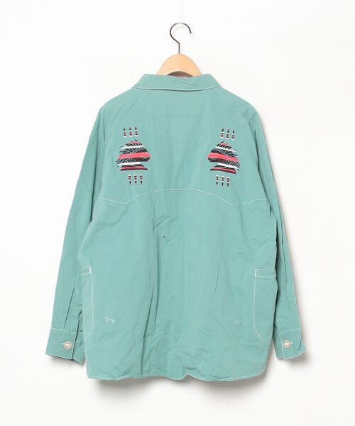 「AlexanderLeeChang」 長袖シャツ 2 スカイブルー メンズ_画像2