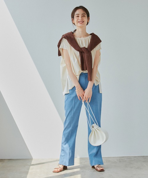 「ROPE'」 パンツ 40 ブルー系その他4 レディース_画像3