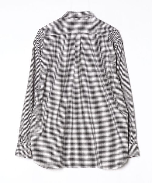 「UNIVERSAL OVERALL」 チェック柄長袖シャツ M ブラック メンズ_画像2