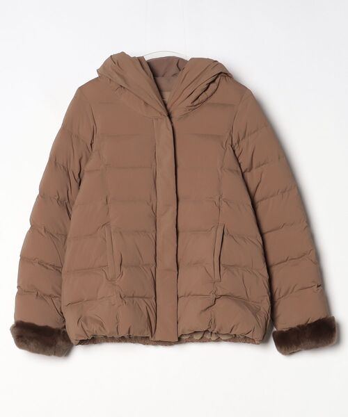 SHIPS（シップス） ダウンジャケット 36 ブラウン レディース