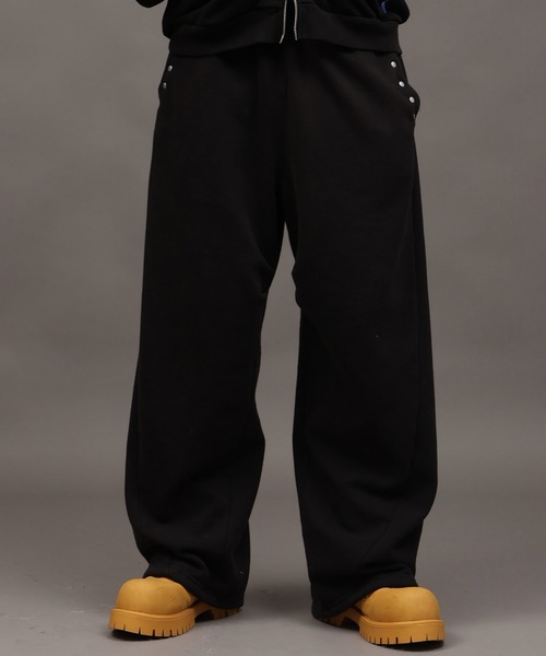 新品タグ付き　ReZARD　スウェットカーゴパンツ　ブラック　Мサイズ SEQUENZE スウェットパンツ ジャージ 「SEQUENZ/シークエンズ」SIDE