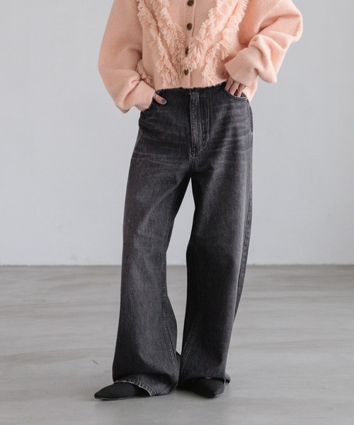 LOWRYS FARM（ローリーズファーム） ワイドパンツ ジーンズ デニム