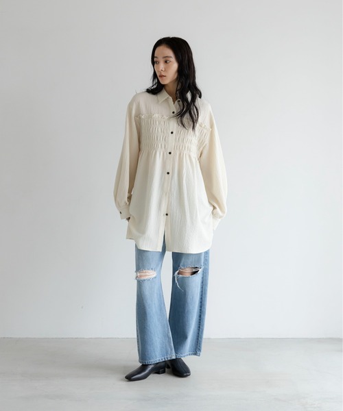LOWRYS FARM（ローリーズファーム） ワイドパンツ ジーンズ デニム
