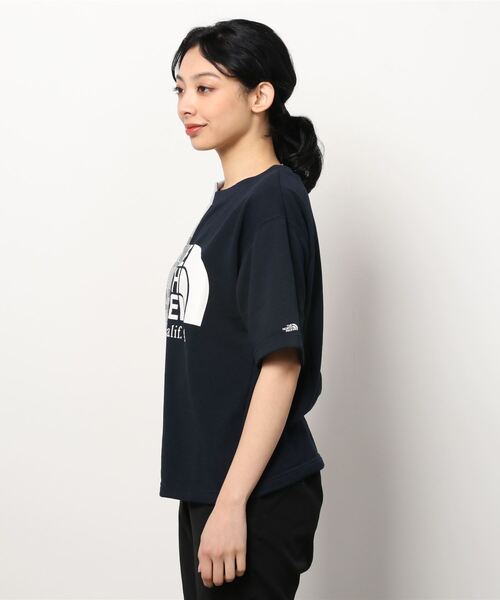 「BEAMS BOY」 「THE NORTH FACE」半袖カットソー FREE グレー レディース_画像3