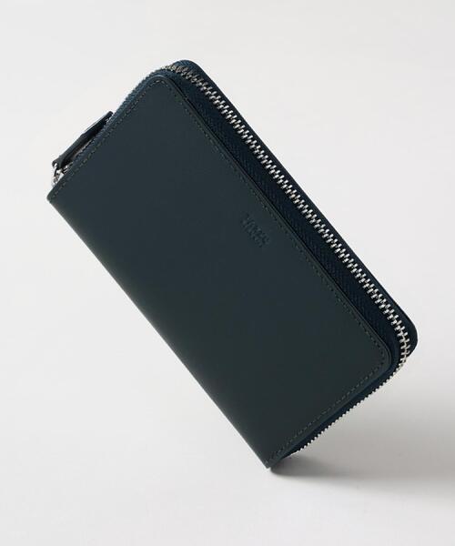 TAKEO KIKUCHI（タケオキクチ） 財布 「リップルグレイン」3方ラウンド