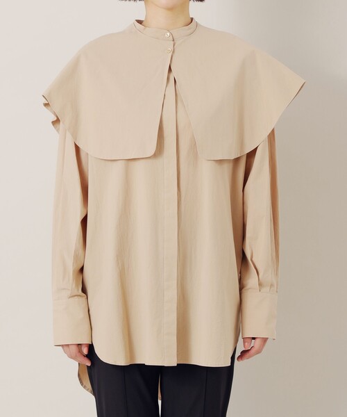 「EPOCA THE SHOP」 長袖ブラウス 38 ブラック レディース_画像9