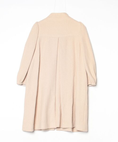 「Rouge Fonce」 ノーカラーコート 38 ベージュ レディース_画像2