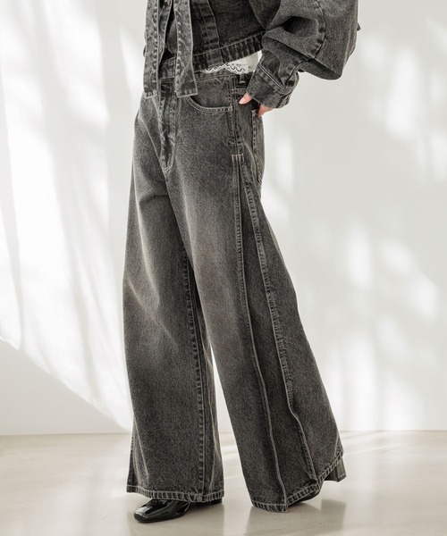 Heather（ヘザー） ジーンズ デニム デニムパンツ ハイウエスト