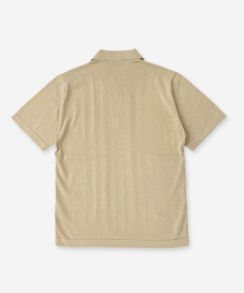 「CUSTOM CULTURE」 半袖ニット 3 グレー メンズ_画像3