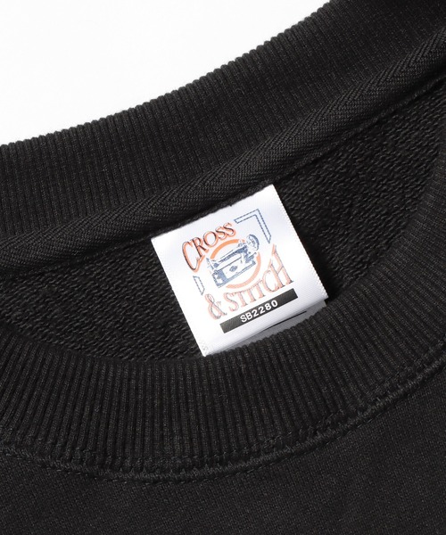「CROSS & STITCH」 スウェットカットソー M サンドベージュ メンズ_画像5