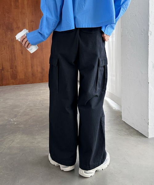 「andme」 カーゴパンツ M ブラウン レディース_画像6