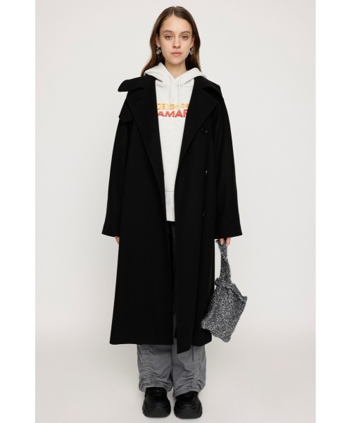 「SLY」 チェスターコート 2 ブルー レディース_画像3