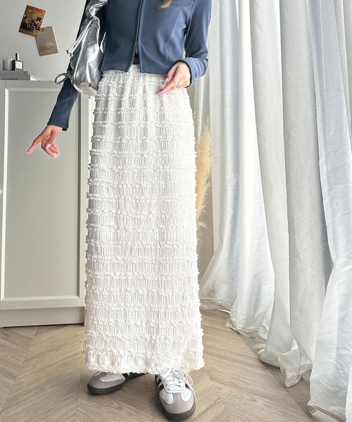 「classicalelf」 ロングスカート X-LARGE ブラック レディース_画像6