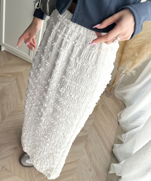 「classicalelf」 ロングスカート X-LARGE ブラック レディース_画像9