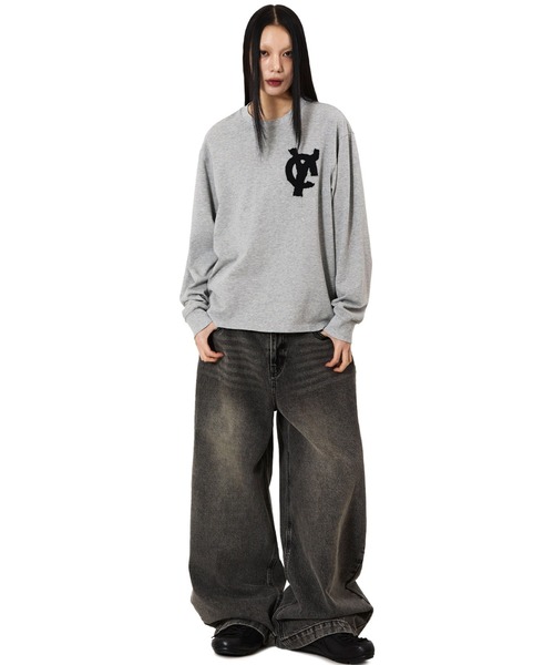 OY（オーワイ） tシャツ 「OY/オーワイ」LOGO PATCH L/S TEE