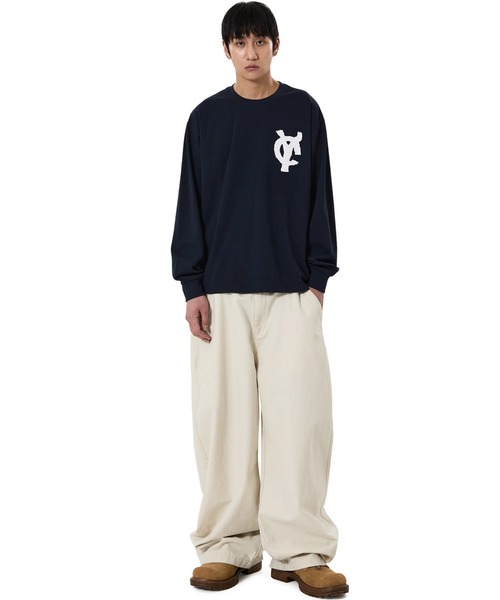 OY（オーワイ） tシャツ 「OY/オーワイ」LOGO PATCH L/S TEE