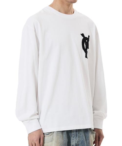 OY（オーワイ） tシャツ 「OY/オーワイ」LOGO PATCH L/S TEE