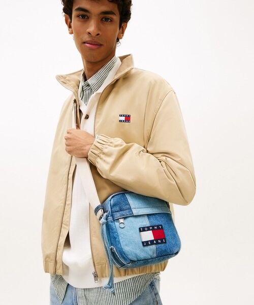 TOMMY JEANS（トミー・ジーンズ） ウエストポーチ デニムパッチワーク