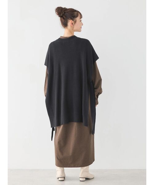 「AMERICAN HOLIC」 長袖ワンピース L ブラック レディースの画像5