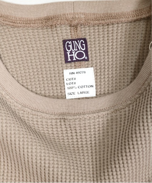 「GUNG HO」 長袖Tシャツ MEDIUM ブラック メンズ_画像6