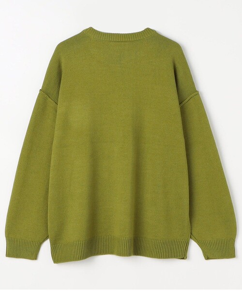「FREAK'S STORE」 長袖ニット MEDIUM グリーン メンズ_画像2