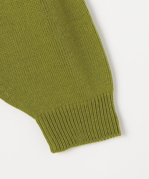 「FREAK'S STORE」 長袖ニット MEDIUM グリーン メンズ_画像4