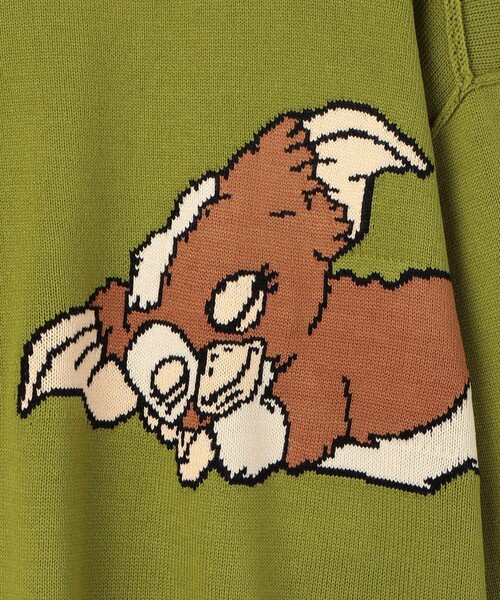 「FREAK'S STORE」 長袖ニット MEDIUM グリーン メンズ_画像6