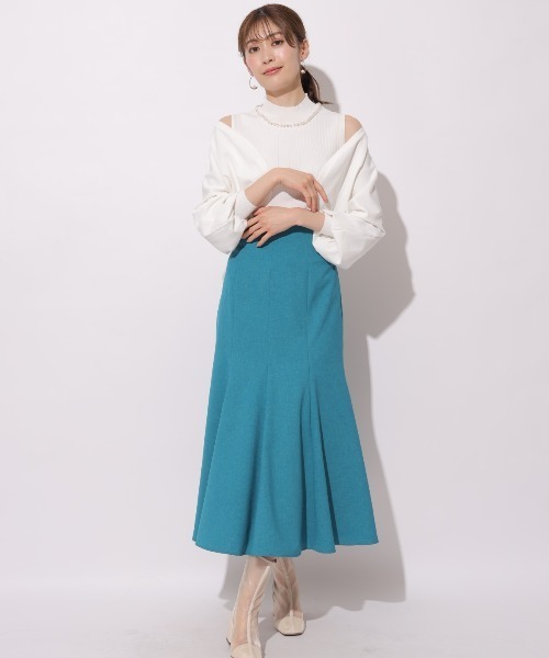 「AND COUTURE」 ニットアンサンブル MEDIUM アイボリー レディース_画像9