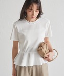 uvカット ブラウス シャツ 夏 半袖 異素材...の詳細画像4