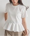 uvカット ブラウス シャツ 夏 半袖 異素材...の詳細画像2
