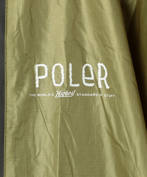 「POLeR」 ポンチョ ONE SIZE オリーブ メンズ_画像7
