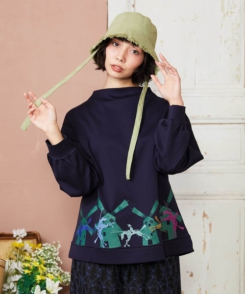 Jocomomola（ホコモモラ） tシャツ Rebote シルケットフライスプリント 