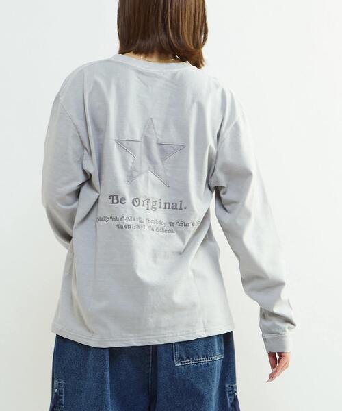 CONVERSE TOKYO tシャツ STAR PATCH LETTERING LONGSLEEVE TEE