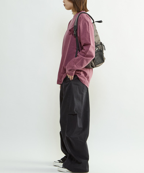 CONVERSE TOKYO tシャツ STAR PATCH LETTERING LONGSLEEVE TEE