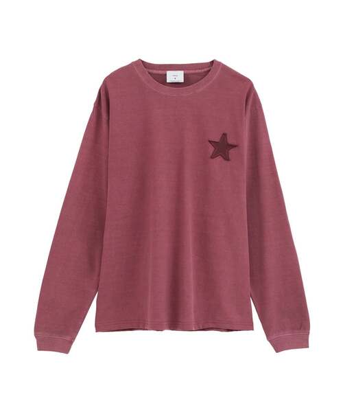 CONVERSE TOKYO tシャツ STAR PATCH LETTERING LONGSLEEVE TEE