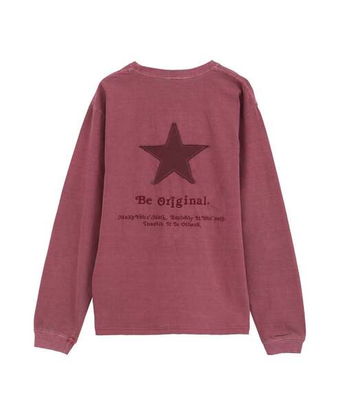 CONVERSE TOKYO tシャツ STAR PATCH LETTERING LONGSLEEVE TEE