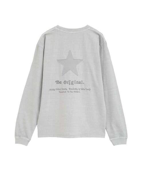 CONVERSE TOKYO tシャツ STAR PATCH LETTERING LONGSLEEVE TEE