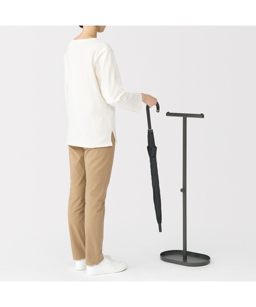 無印良品（MUJI） 家具 スチールパイプ傘立て 幅35×奥行22×高さ