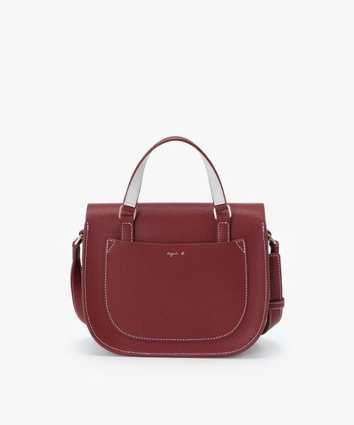 「agnes b.」 ショルダーバッグ FREE レッド系その他 レディースの画像