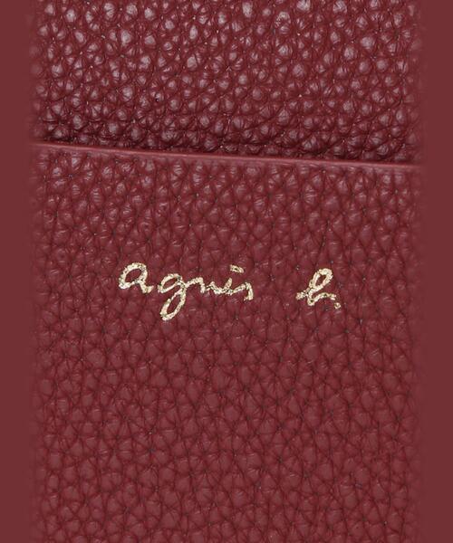 「agnes b.」 ショルダーバッグ FREE レッド系その他 レディースの画像