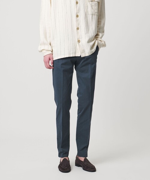 チノパン 「別注」「BRIGLIA 1949」ツイル ノープリーツ パンツ メンズ