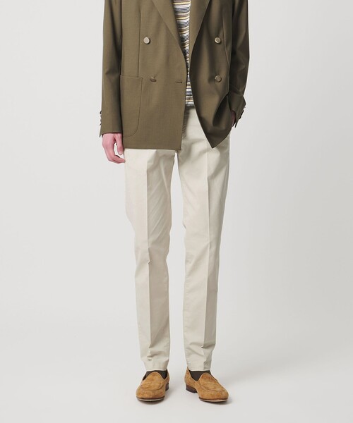 BRIGLIA チノパン ベージュ 美品 チノパン 「別注」「BRIGLIA 1949」ツイル ノープリーツ パンツ メンズ