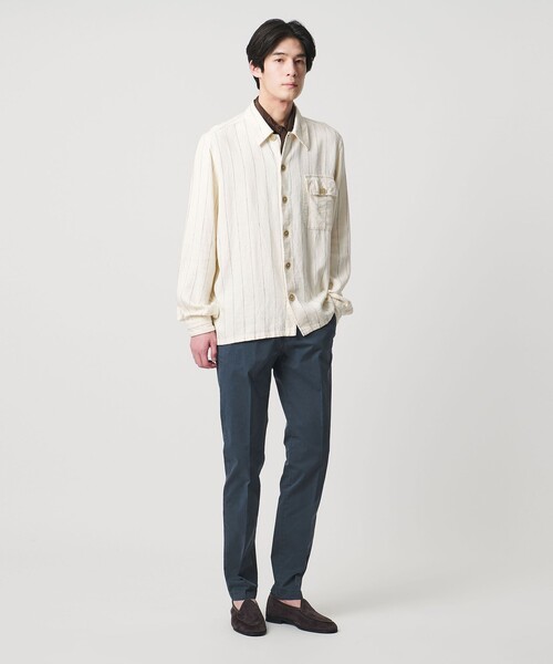 BRIGLIA チノパン ベージュ 美品 チノパン 「別注」「BRIGLIA 1949」ツイル ノープリーツ パンツ メンズ