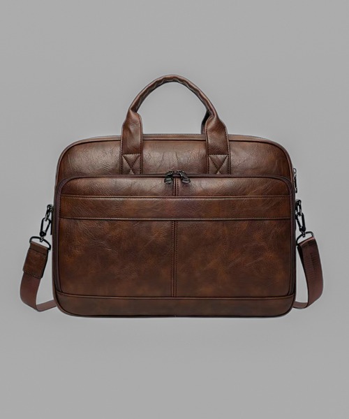 Dautel & Bob ブラウンレザー ビジネスバッグ CALIFORNIA OUTFITTERS ビジネスリュック ビジネスバッグ 2C63-KR