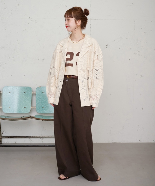B.C STOCK（ベーセーストック） ブラウス シャツ 「ZOZO限定」手洗い可