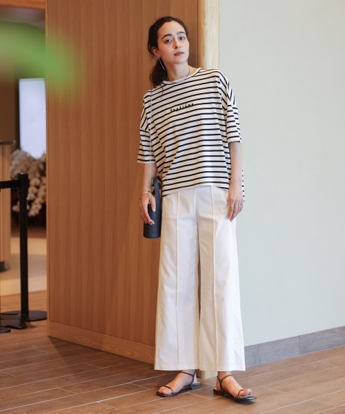 パンツ ＨＡＫＩＹＡＳＥ　ＷＩＤＥ　パンツ レディースの画像
